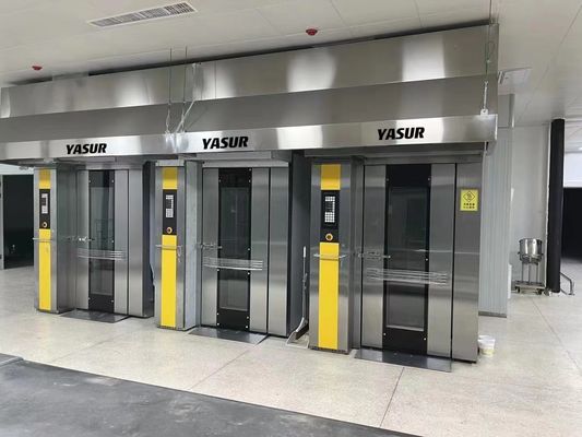 Yasur 3kw Fırın Raflı Fırın Tek Raflı Gazlı Döner Raflı Fırın 18 Tepsi 40X60cm