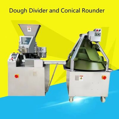 Konik Spiral Pizza Hamur Bölücü Yuvarlama Teflon Kaplamalı 4500 adet/saat Ekmek Hamur Bölücü Makinesi