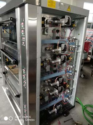 Modüler Fırın Güverte Fırını 40X60cm 3 Güverte 9 Tepsi Pizza Pişirme İçin Buhar Taşlı Gazlı Fırın
