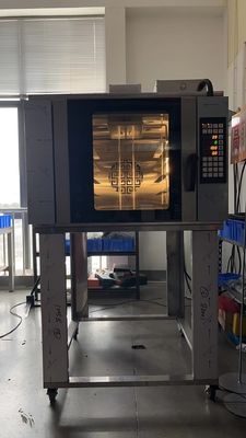 Yasur Sıcak Hava Konvansiyonel Gazlı Fırın Beş ABD Tepsisi 18 &quot;X26&quot; Danimarka Kruvasan Ekmek ve Pasta Fırını 9.5Kw, Buharlı
