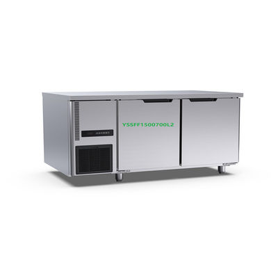 360l 2 Kapılı Tezgah Üstü Dondurucu 1500×700×800mm 220v Derin Dondurucu Masa