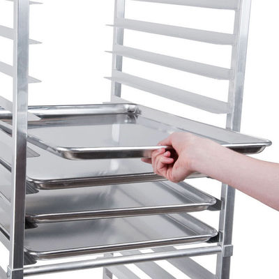 Foodservice NSF Paslanmaz Çelik Fırın Tepsisi Rafı Fırın Pişirme Arabası