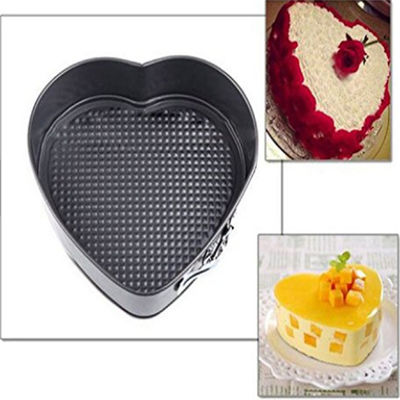 Gümüş Siyah Kalp Şeklinde Alüminyum Kalıplar Pan Foodservice NSF