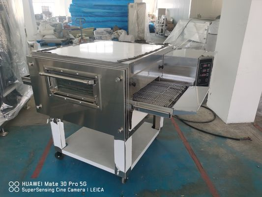 Pizzahut Dominos Pizza için 380v Fırın Güverte Fırın PS3240 Havalandırmasız Konveyör Fırın