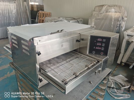 Pizzahut Dominos Pizza için 380v Fırın Güverte Fırın PS3240 Havalandırmasız Konveyör Fırın