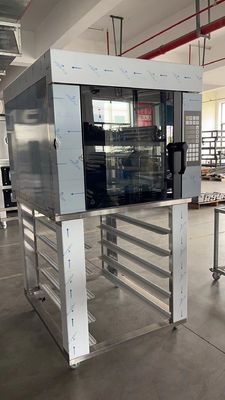 9.5kw Konveksiyon Kavurma Fırını Danimarka Kruvasan Ticari Döner Fırın