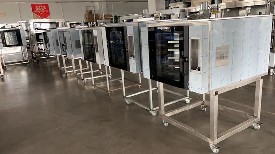 9.5kw Konveksiyon Kavurma Fırını Danimarka Kruvasan Ticari Döner Fırın