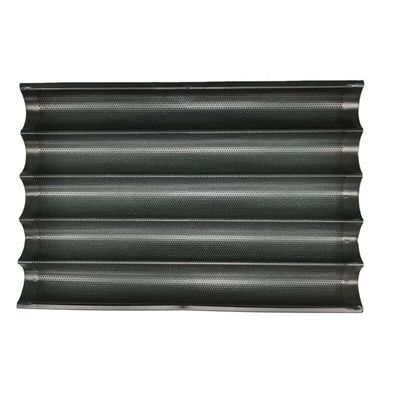 600x400 Alüminyum Fırın Tepsisi 800X600 18X26 İnç Baget Ekmek Pişirme Tepsisi Ticari Yapışmaz