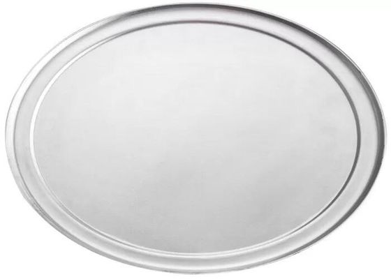 16 &quot;Alüminyum Fırın Tepsisi NSF Coupe Tipi Pizza Tepsisi Geniş Kenarlı Pizza Tavası