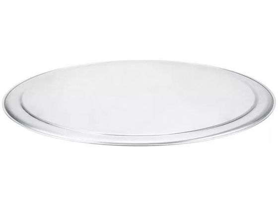 16 &quot;Alüminyum Fırın Tepsisi NSF Coupe Tipi Pizza Tepsisi Geniş Kenarlı Pizza Tavası